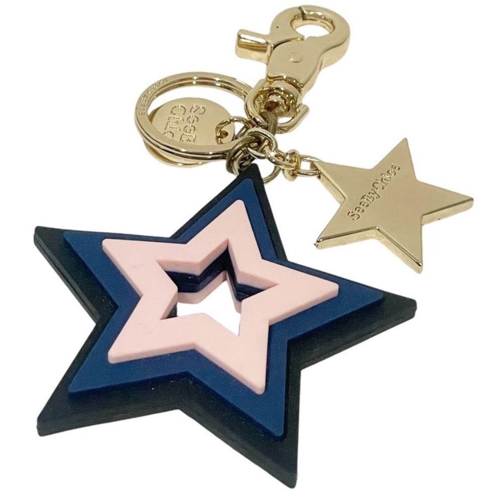 See By Chloe Star Keychain with Gold Clip - NWOT - Picture 3 of 4